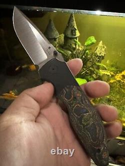 Reate Drop x Kirby Lambert Raine Folding Pocket Knife 80's Fat Carbon S90V