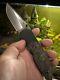 Reate Drop X Kirby Lambert Raine Folding Pocket Knife 80's Fat Carbon S90v