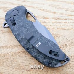 SOG Kiku XR LTE Folding Knife 3.3 CTS-XHP Steel Blade Micarta/Carbon Finber