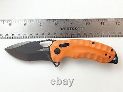 SOG Kiku XR LTE Folding Knife, Blaze Orange, CTS-XHP blade steel