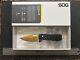 Sog Ultra Xr Folding Knife 2.88 Cpm S35vn Gold Blade With Carbon Fiber Handle