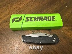 Schrade Radok Alpha Pivot Lock Carbon Fiber Folding Pocket Knife S35VN