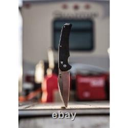Schrade Radok Pivot Lock Folding Knife 3.75 CPM-S35VN Steel Carbon Fiber Handle
