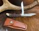 Schrade-walden N. Y. Usa. 225h 2 Blade Folding Hunter Knife, Delrin, Sheath