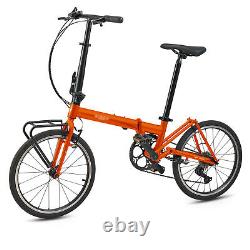 Secondhand Folding Bike for Adult 20'' Folding Bicycle Carbon Steel Frame