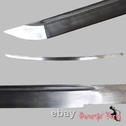 Sharp Folded Carbon Steel Bare Blade For Japanese Samurai Katana Sword Knife