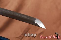 Sharp Japanese Katana Sword Samurai Clay Tempered Folded Steel 1095 Carbon Steel