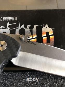 Southern Grind Monkey Folding Knife 4 14C28N Sandvik Steel Blade Carbon Fiber
