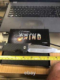 Southern Grind Monkey Folding Knife 4 14C28N Sandvik Steel Blade Carbon Fiber