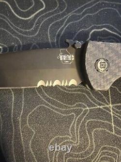 Southern Grind Pocket Knife Bad Mokey Carbon Fiber Folding Tanto Blade 21771