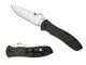 Spyderco Bradley Folder 2 Liner Lock Knife Black Carbon Fiber M4 Steel C134cfp2