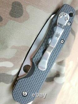 Spyderco C240CFP Smock Carbon Fiber Handle Withs30v Steel Blade Folding Knife