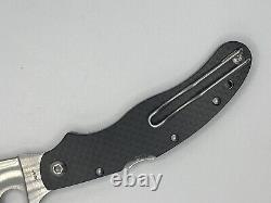 Spyderco Caly 3.5 Folding Knife Carbon Fiber ZDP-189 Blade C144CFPE New