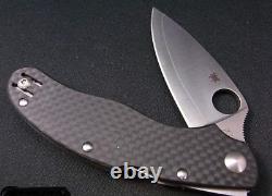 Spyderco Caly 3 ZDP-189 Blade Carbon Fiber Handle Folding Knife