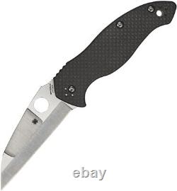 Spyderco Canis Compression Lock Carbon Fiber/G10 Folding Pocket Knife 248CFP