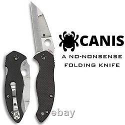 Spyderco Canis Folding Knife with 3.43 CPM S30V Stainless Steel Blade and