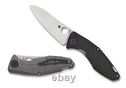 Spyderco Drunken C235CFTIP Folding Knife, S90V Blade, Carbon Fiber / TI Dealer