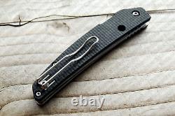 Spyderco Ikuchi Folding Knife Compression Lock S30V Steel Carbon Fiber C242CFP