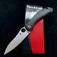 Spyderco Kapara C241cfp Folding Knife W Carbon Fiber Handles S30v Blade Steel