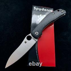 Spyderco Kapara C241CFP Folding Knife w Carbon Fiber handles S30v blade steel