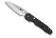 Spyderco Kevin Smock Folding Knife 3.45 S30v Satin Plain Blade Carbon Fiber/g10