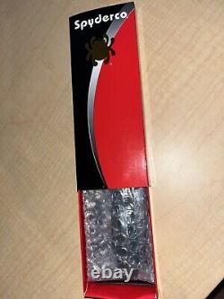 Spyderco Kevin Smock Folding Knife 3.45 S30V Satin Plain Blade Carbon Fiber/G10