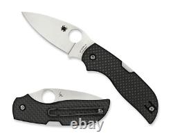 Spyderco Knives Chaparral Lockback Carbon Fiber Black G10 CTS XHP Steel C152CFP