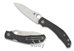 Spyderco Knives Kapara Black Carbon Fiber S30V Stainless C241CFP Pocket Knife