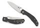 Spyderco Knives Kapara Black Carbon Fiber S30v Stainless C241cfp Pocket Knife