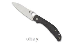 Spyderco Knives Kapara Black Carbon Fiber S30V Stainless C241CFP Pocket Knife