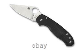 Spyderco Knives Para 3 Lightweight Black FRN CTS BD1N Carbon Steel C223PBK