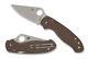 Spyderco Knives Para 3 Sprint Run C223pbn15v Brown Frn Cpm 15v Pocket Knife