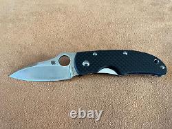 Spyderco Michael Walker Carbon Fiber ZDP-189 Folding Knife RARE