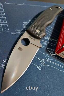 Spyderco Shaman Carbon Fiber Sprint Run S90V Steel C229CFP Folding Knife USA
