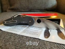 Spyderco Sliverax Folding Knife 3.5in S30V blade, Carbon fiber G10