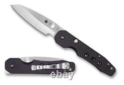 Spyderco Smock Folding Knife 3.5 CPM S30V Steel Blade Carbon Fiber / G10 Handle