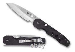 Spyderco Smock Folding Knife C240CFP 3.3 S30V Blade Carbon Fiber G-10 Laminate
