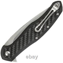 Steel Will Intrigue Folding Knife 3.63 M390 Steel Blade Carbon Fiber Handle