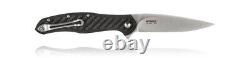 Steel Will Intrigue Folding Knife 3.63 M390 Steel Blade Carbon Fiber Handle