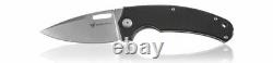 Steel Will Knives Piercer Folding Knife F40-61 Satin 3.18 D2 Blade Black G-10