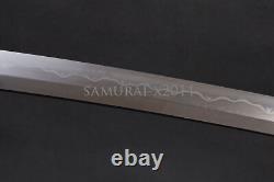 T10 Carbon Steel Clay Tempered Bare Blade Folded 15 Times For Jp Samurai Katana
