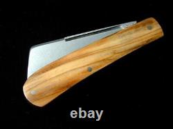 TITUSVILLE CUTLERY HOLY LAND OLIVEWOOD SHADOW BIG EASY COTTON KNIFE USA 1 of 30