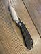 Tepe Designs Twosun M390 Carbon Fiber Top Flipper Folding Knife Ts262 Rare #006