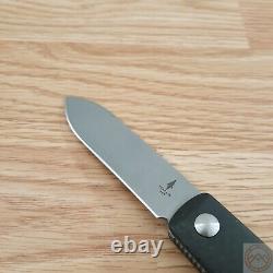 Terrain 365 Otter Folding Knife 3 Dendritic Cobalt Steel Blade Carbon F Handle