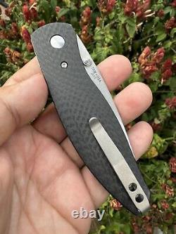 Three Rivers Manufacturing TRM Atom CPM 20CV knife Carbon Fiber 3D USA Folder