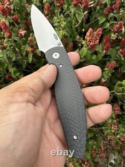 Three Rivers Manufacturing TRM Atom CPM 20CV knife Carbon Fiber 3D USA Folder