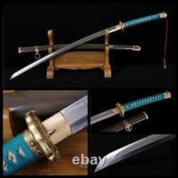 Top Quality Japanese Military 98 Type Samurai Sword Clay Tempered Folded Steel