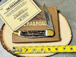 Tree Brand Boker Stag Yukon Railroader Folding Hunter Knife Solingen Germany