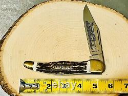 Tree Brand Boker Stag Yukon Railroader Folding Hunter Knife Solingen Germany
