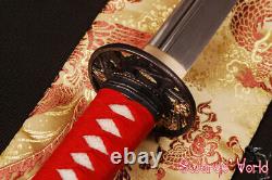 Unokubitsukuri Bo-hi Japanese Samurai Kataan Sword Folded Carbon Steel Cut Blade